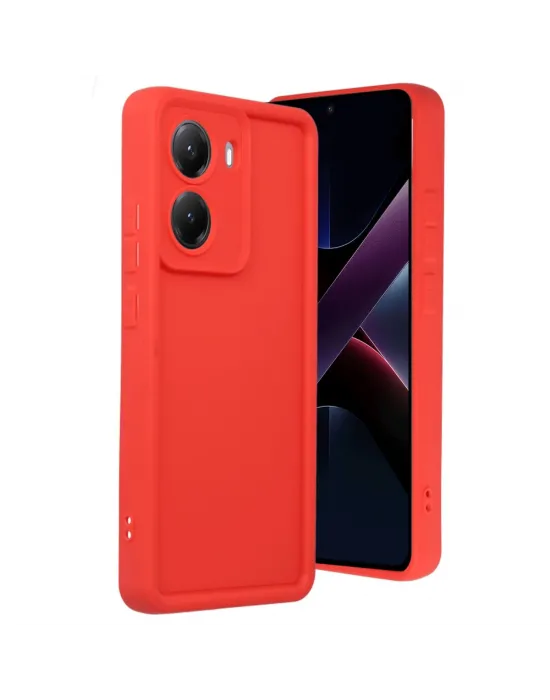 Xiaomi Poco X7 Pro Viera Silikon - Kırmızı