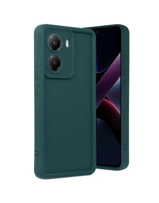 Xiaomi Poco X7 Pro Viera Silikon - Koyu Yeşil