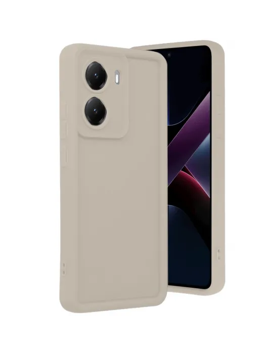 Xiaomi Poco X7 Pro Viera Silikon - Krem