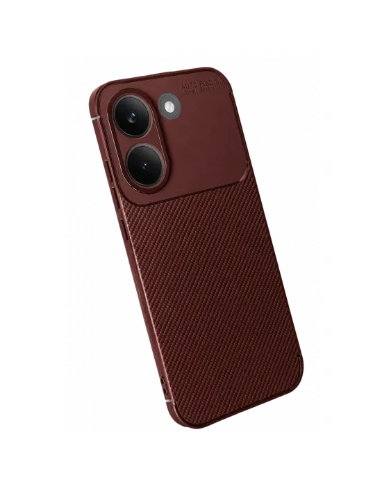 Xiaomi Poco X8 Pro Auto Focus Karbon Kapak - Bordo
