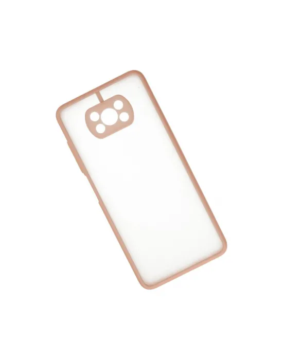Xiaomi Pocophone X3 Kılıf Montreal Silikon Kapak - Pembe