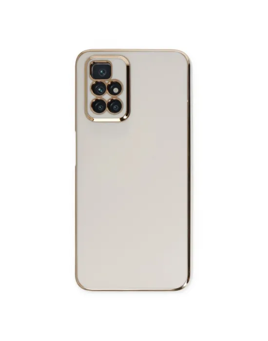 Xiaomi Redmi 10 2022 Kılıf Volet Silikon - Beyaz
