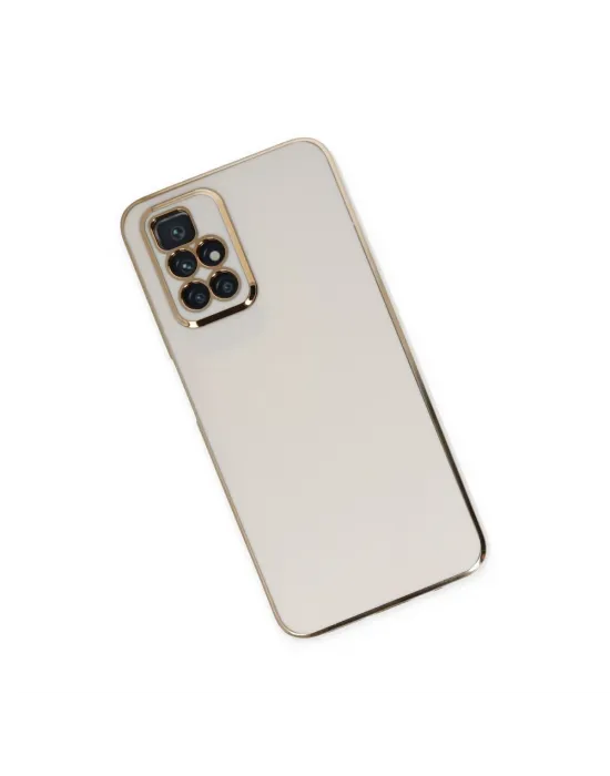 Xiaomi Redmi 10 2022 Kılıf Volet Silikon - Beyaz