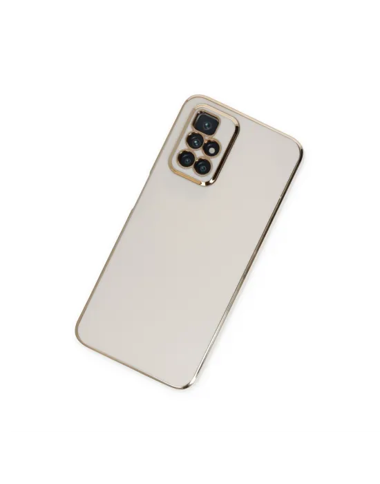 Xiaomi Redmi 10 2022 Kılıf Volet Silikon - Beyaz