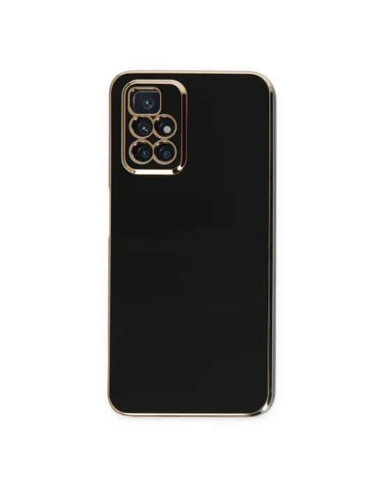 Xiaomi Redmi 10 2022 Kılıf Volet Silikon - Siyah