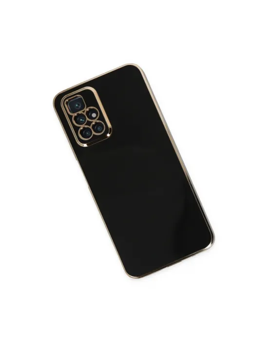 Xiaomi Redmi 10 2022 Kılıf Volet Silikon - Siyah