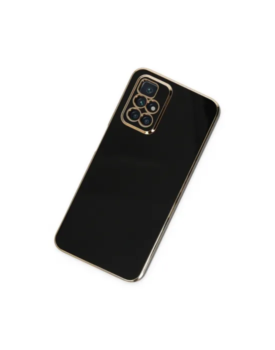 Xiaomi Redmi 10 2022 Kılıf Volet Silikon - Siyah