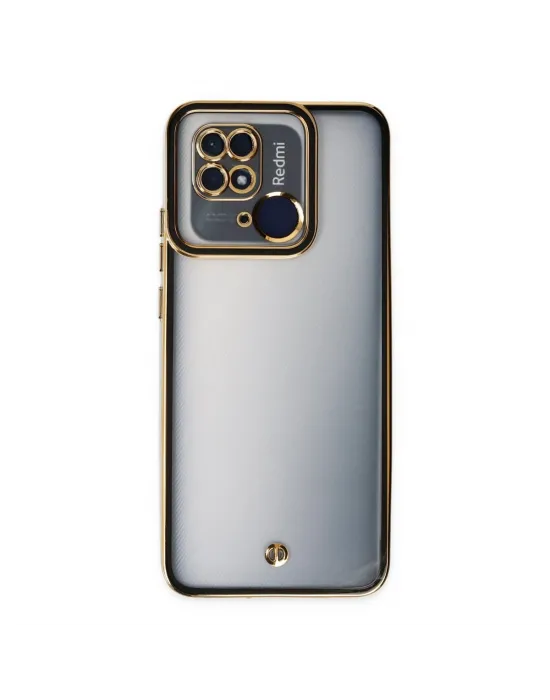 Xiaomi Redmi 10c Kılıf Liva Lens Silikon - Siyah