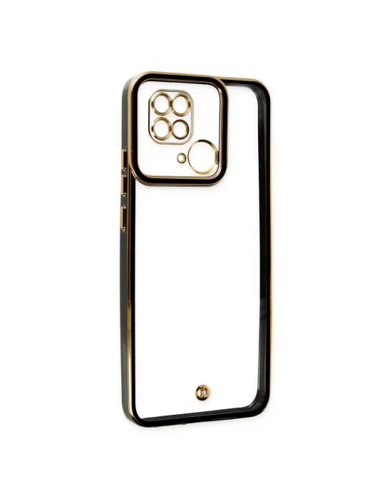 Xiaomi Redmi 10c Kılıf Liva Lens Silikon - Siyah