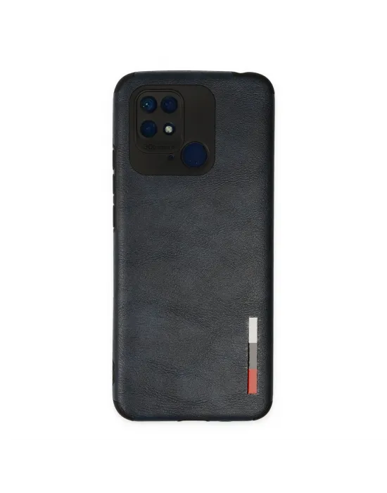 Xiaomi Redmi 10c Kılıf Loop Deri Silikon - Lacivert