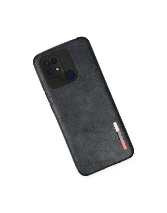 Xiaomi Redmi 10c Kılıf Loop Deri Silikon - Lacivert