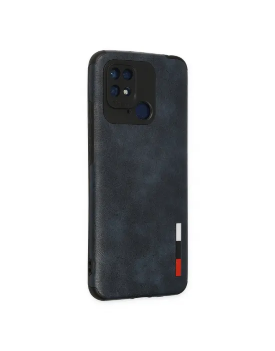 Xiaomi Redmi 10c Kılıf Loop Deri Silikon - Lacivert