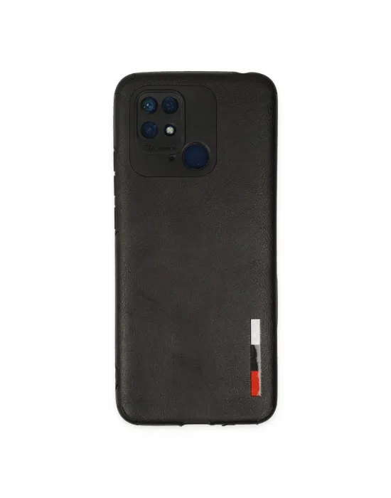 Xiaomi Redmi 10c Kılıf Loop Deri Silikon - Siyah