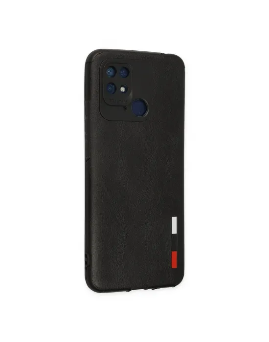 Xiaomi Redmi 10c Kılıf Loop Deri Silikon - Siyah