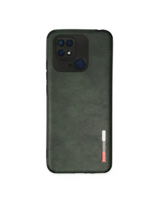 Xiaomi Redmi 10c Kılıf Loop Deri Silikon - Yeşil