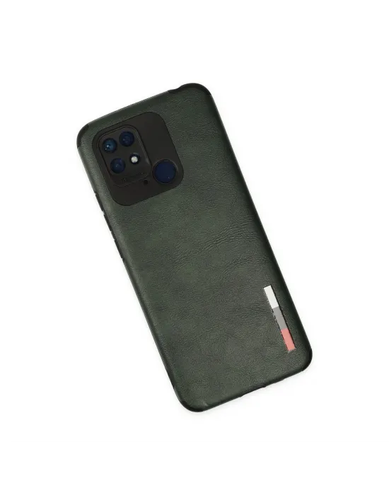 Xiaomi Redmi 10c Kılıf Loop Deri Silikon - Yeşil