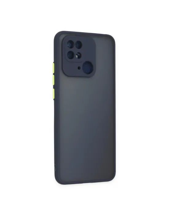 Xiaomi Redmi 10c Kılıf Montreal Silikon Kapak - Lacivert