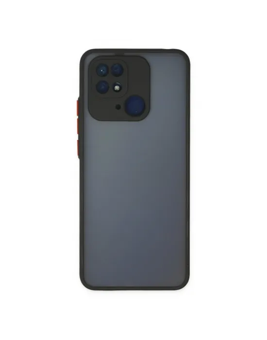 Xiaomi Redmi 10c Kılıf Montreal Silikon Kapak - Siyah