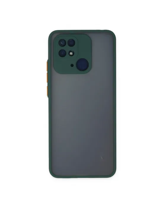Xiaomi Redmi 10c Kılıf Montreal Silikon Kapak - Yeşil