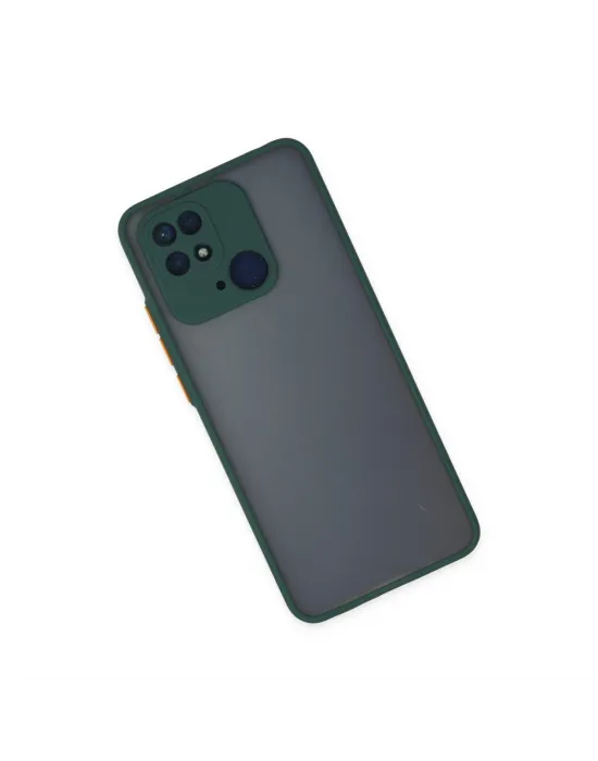 Xiaomi Redmi 10c Kılıf Montreal Silikon Kapak - Yeşil