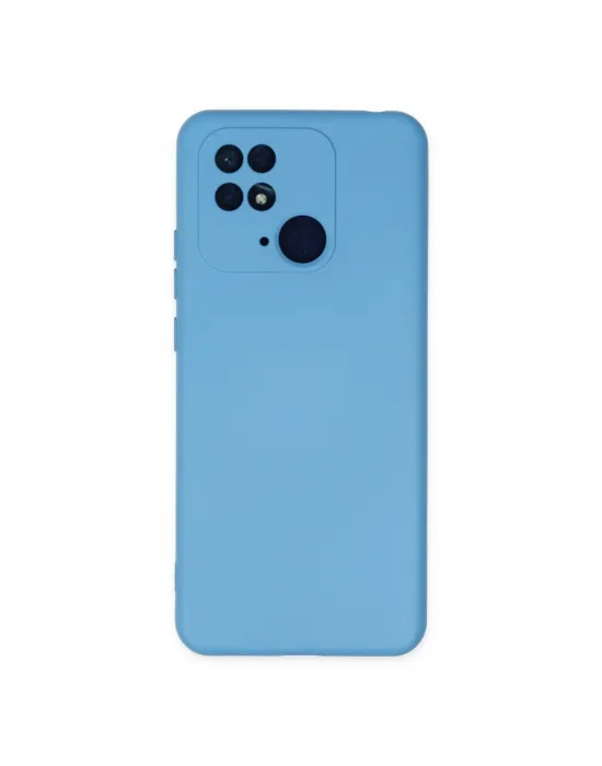 Xiaomi Redmi 10c Kılıf Nano İçi Kadife Silikon - Mavi