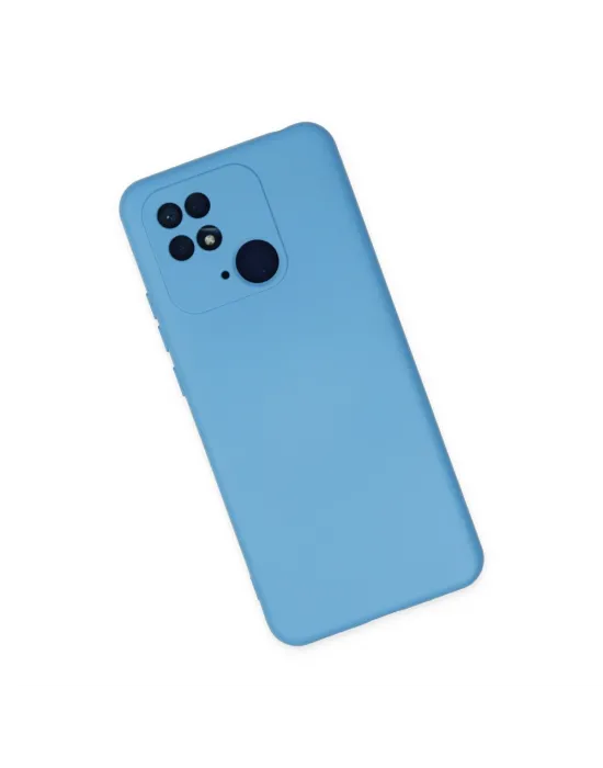 Xiaomi Redmi 10c Kılıf Nano İçi Kadife Silikon - Mavi