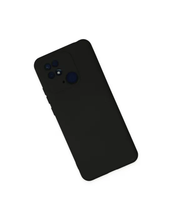 Xiaomi Redmi 10c Kılıf Nano İçi Kadife Silikon - Siyah