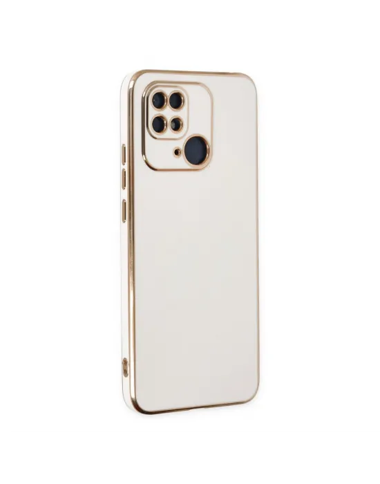 Xiaomi Redmi 10c Kılıf Volet Silikon - Beyaz