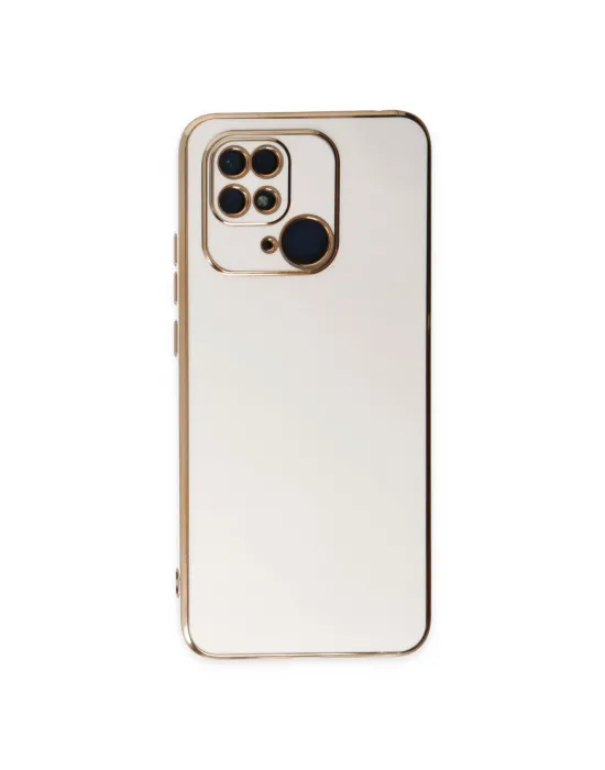 Xiaomi Redmi 10c Kılıf Volet Silikon - Beyaz
