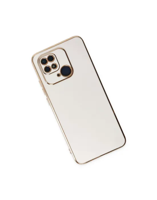 Xiaomi Redmi 10c Kılıf Volet Silikon - Beyaz