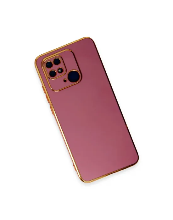 Xiaomi Redmi 10c Kılıf Volet Silikon - Kırmızı