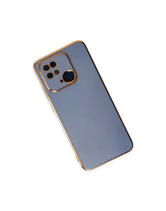 Xiaomi Redmi 10c Kılıf Volet Silikon - Mavi
