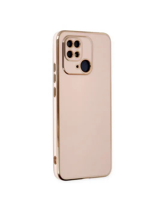 Xiaomi Redmi 10c Kılıf Volet Silikon - Pembe