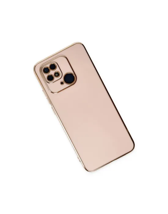 Xiaomi Redmi 10c Kılıf Volet Silikon - Pembe