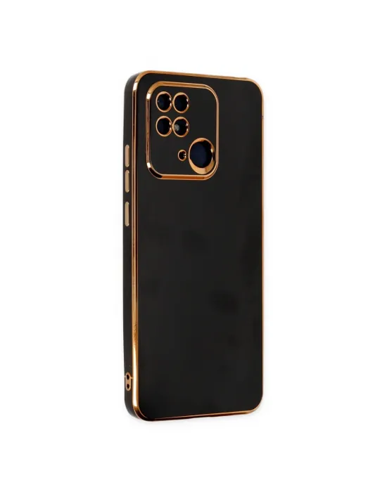 Xiaomi Redmi 10c Kılıf Volet Silikon - Siyah