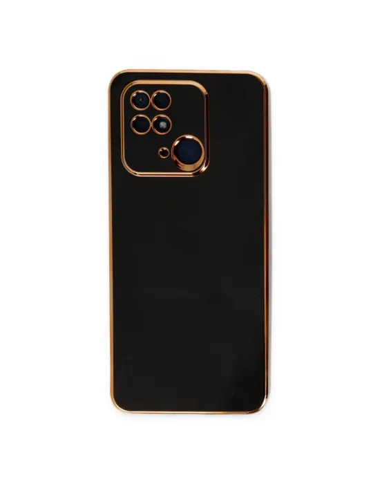 Xiaomi Redmi 10c Kılıf Volet Silikon - Siyah