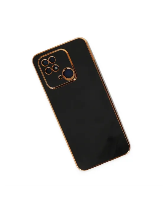 Xiaomi Redmi 10c Kılıf Volet Silikon - Siyah