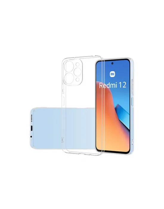 Xiaomi Redmi 12 Kılıf Lüx Şeffaf Silikon