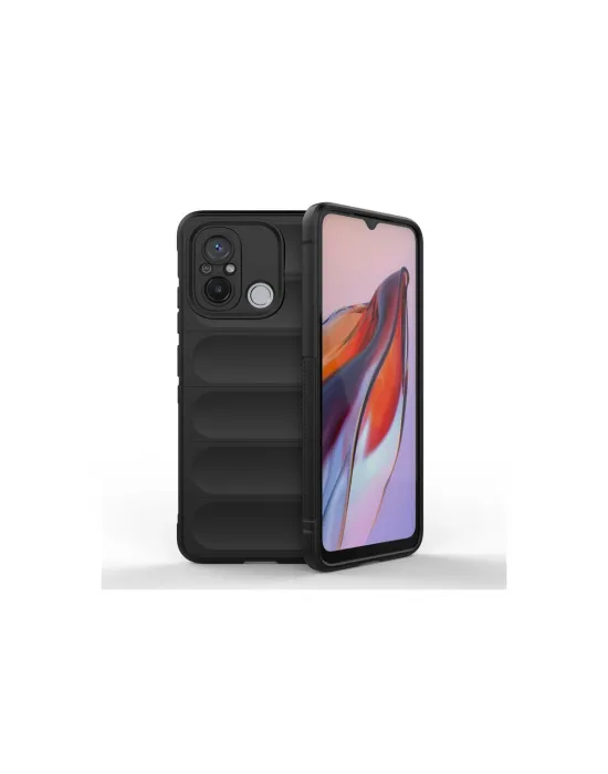 Xiaomi Redmi 12c Kılıf Optimum Silikon - Siyah