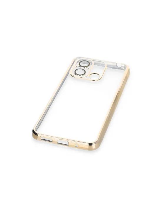 Xiaomi Redmi 12c Kılıf Razer Lensli Silikon - Gold