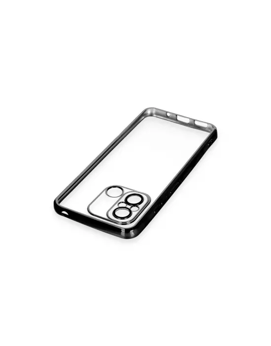 Xiaomi Redmi 12c Kılıf Razer Lensli Silikon - Siyah