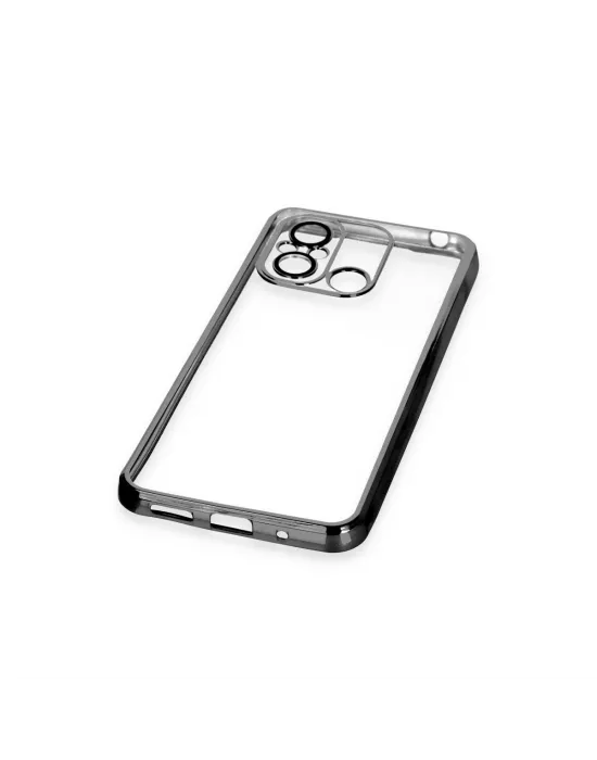 Xiaomi Redmi 12c Kılıf Razer Lensli Silikon - Siyah