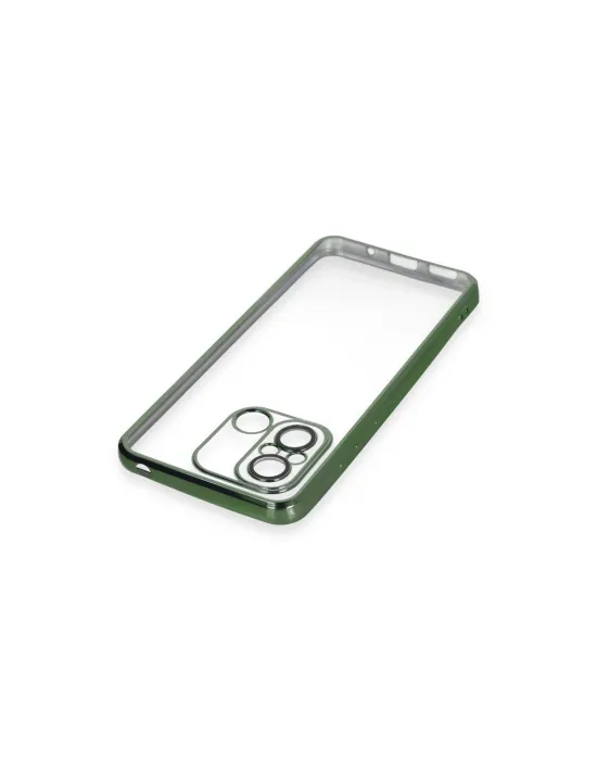 Xiaomi Redmi 12c Kılıf Razer Lensli Silikon - Yeşil
