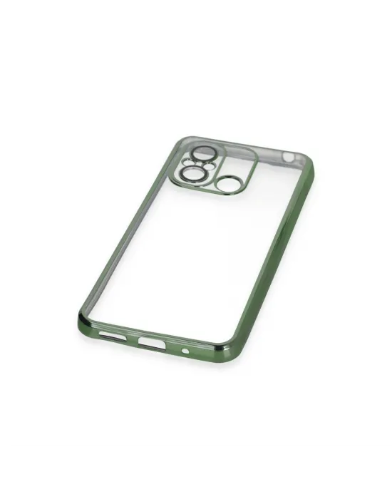 Xiaomi Redmi 12c Kılıf Razer Lensli Silikon - Yeşil
