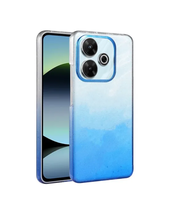 Xiaomi Redmi 13 4g Glossy Kapak - Mavi
