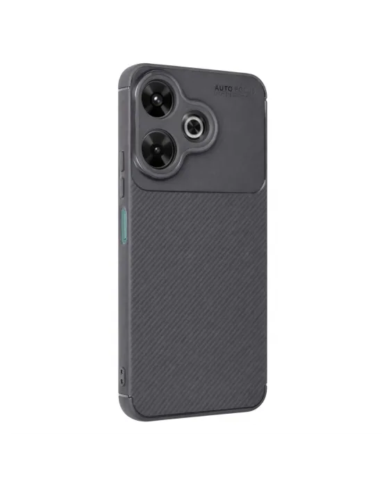 Xiaomi Redmi 13 4g Kılıf Auto Focus Karbon Kapak - Gri