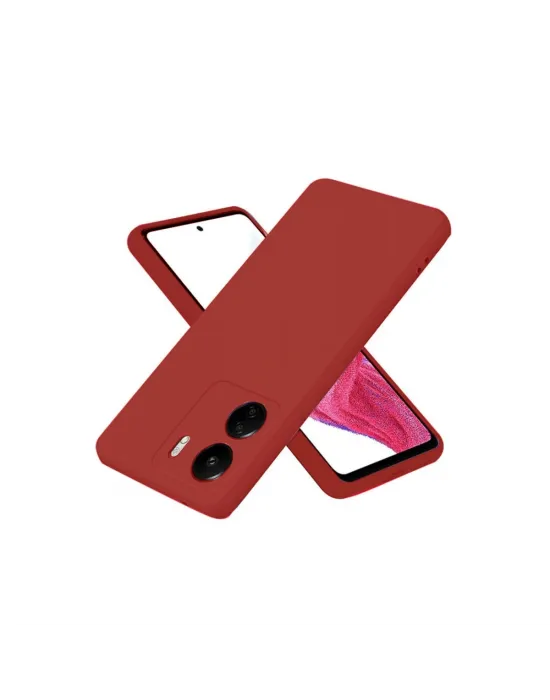 Xiaomi Redmi 13c Kılıf First Silikon - Bordo