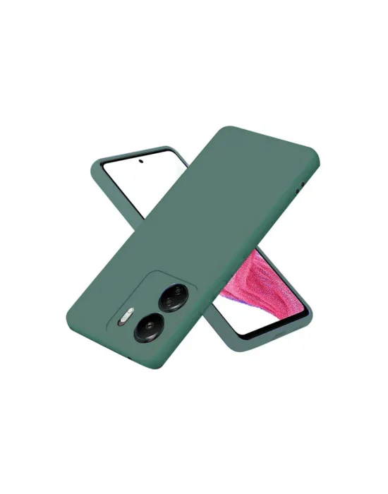 Xiaomi Redmi 13c Kılıf First Silikon - Koyu Yeşil