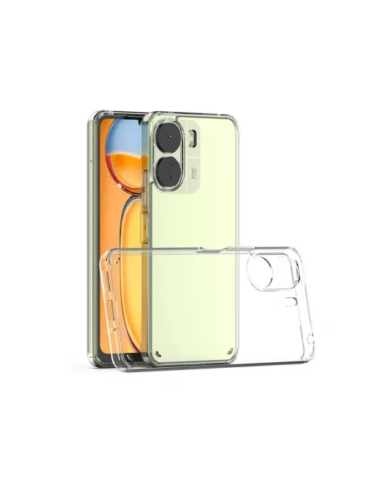 Xiaomi Redmi 13c Kılıf Lüx Şeffaf Silikon