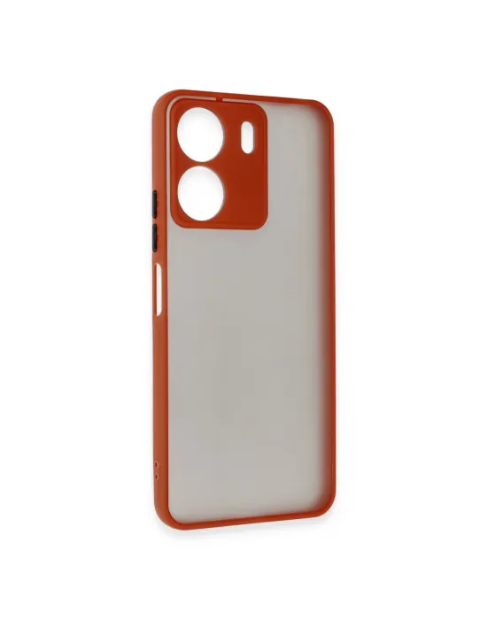 Xiaomi Redmi 13c Kılıf Montreal Silikon Kapak - Kırmızı
